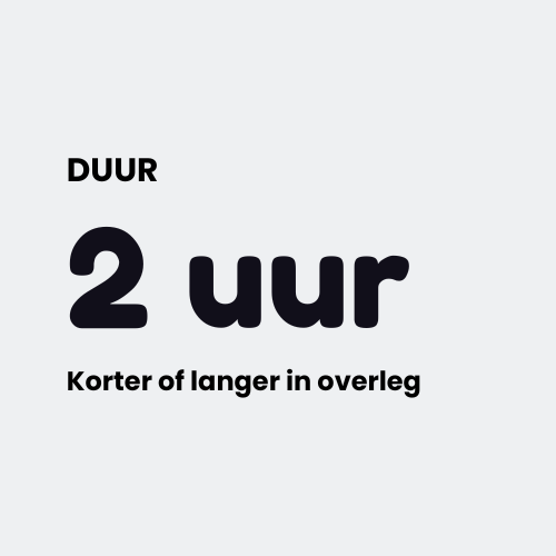 duur training